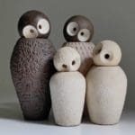 A Diverse Array of Textures Cloak Abstract and Figurative Ceramics by Artist Carlos Cabo