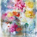Artist Paints Ethereal Flowers on Canvas and Shares Her Abstract Techniques With Others